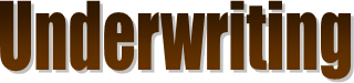 Description: Underwriting