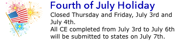 Closed 7/3/2025-7/6/2025.