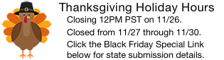 Closed 11/26-11/30.